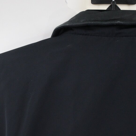 Scotch soda bomber jacket men's medium blue leather collar utility pockets zip - Picture 8 of 16